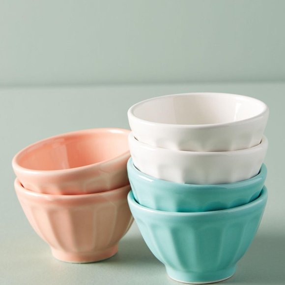 Anthropologie Other - Anthropologie Mini Latte Bowls Set of 6